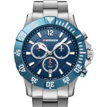 Wenger 01.0643.119 Seaforce Taucher Chronographgraph Herrenuhr 43mm 20ATM