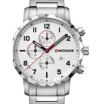 Wenger 01.1543.110 Attitude Chonograph Herrenuhr 44mm 10ATM