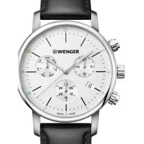 Wenger 01.1743.118 Urban Klassik Chronograph Herrenuhr 44mm 10ATM