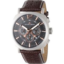 Jacques Lemans 1-1645H Lugano Chronograph Herrenuhr 46mm 10ATM