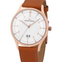 Jacques Lemans 1-2066F Retro Classic Herrenuhr 40mm 5ATM