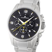 Jacques Lemans 1-2118D Liverpool Chronograph Herrenuhr 44mm 10ATM