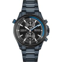 Hugo Boss 1513824 Globetrotter Chronograph Herrenuhr 46mm 10ATM