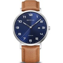 Bering 18640-567 Herrenuhr Titanium 40mm 5ATM