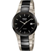 Boccia 3639-01 Herrenuhr Keramik Titanium 39mm 5ATM