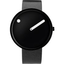 PICTO 43361-4120B Unisex Uhr Black and White 40mm 5ATM