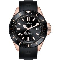 Edox 80120-37RNNCA-NIR Skydiver Neptunian Herrenuhr 44mm 100ATM