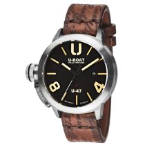 U-Boat 8105 Classico U-47 Automatik schwarz Herrenuhr 47mm 100M