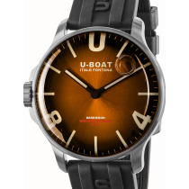 U-Boat 8703/B Darkmoon Brown SS Soleil Herrenuhr 44mm 5ATM