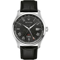 Bulova 96B387 Wilton GMT Automatik Herrenuhr 43mm 3ATM