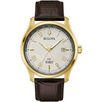 Bulova 97B210 Wilton GMT Automatik Herrenuhr 43mm 3ATM