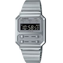 Casio A100WE-7BEF Vintage Unisex Damenuhr Herrenuhr 33mm