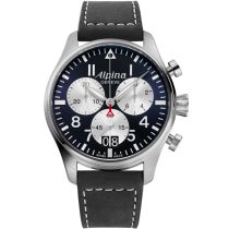 Alpina AL-372NS4S6 Startimer Pilot Chronograph Herrenuhr 44mm 10ATM