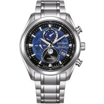 Citizen BY1010-81L Eco-Drive Mondphase Titanium Funkuhr Herrenuhr