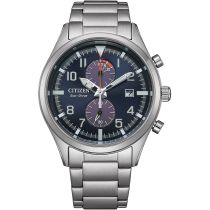 Citizen CA7028-81L Eco-Drive Chronograph Herrenuhr 43mm 10ATM