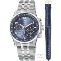 ETT EGS-11613-32MS Professional Solar Funk Chronograph Herrenuhr 43mm 10ATM