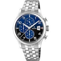 Festina F20374/8 Timeless Chronograph Herrenuhr 43mm 10ATM