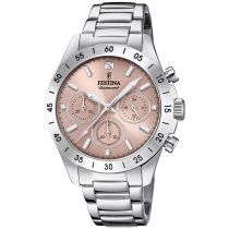 Festina F20397/3 Boyfriend Damen Chronograph 39mm 10ATM