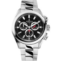 Alpina AL-373BS4E6B Alpiner Chronograph Herrenuhr 42mm 10ATM