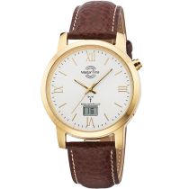 Master Time MTGA-10298-13L Funkuhr Basic Series Herrenuhr 41mm 3ATM