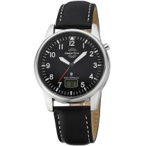 Master Time MTGA-10715-61L Funkuhr Basic Series Herrenuhr 41mm 3ATM