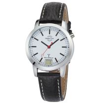 Master Time MTLA-10593-21L Funkuhr Basic Bahnhofsuhr Damenuhr 34mm