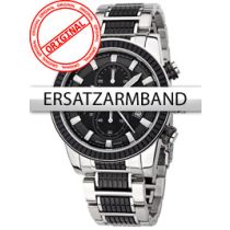 Perigaum Ersatzband Edelstahl P-1312 schwarz-silber