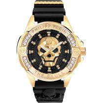 Philipp Plein PWNAA0122 The $kull Unisex Damenuhr Herrenuhr 41mm 5ATM