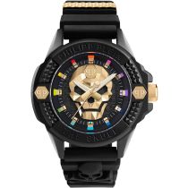 Philipp Plein PWUBA0223 The $kull Ecoceramic Herrenuhr 44mm 5ATM