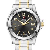 Swiss Military SM34002.25 Herrenuhr 39mm 5ATM