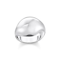 Thomas Sabo TR2470-001-21-56 Bold - Silberner Ring in organischer Tropfenform Damen