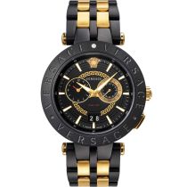 Versace VEBV00619 New V-Race Dual Time Herrenuhr 46mm 5ATM