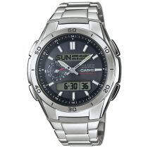 CASIO WVA-M650D-1AER Funkuhr Solar Herrenuhr 44mm 10ATM