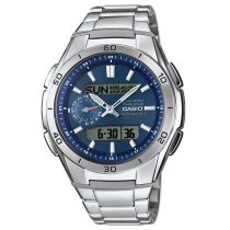 CASIO WVA-M650D-2AER Funkuhr Solar Herrenuhr 44mm 10ATM